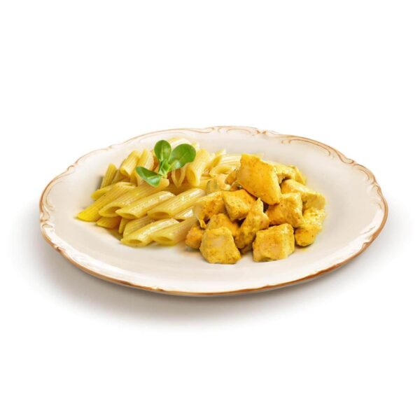 Köri Soslu Piliç Ve Penne Makarna